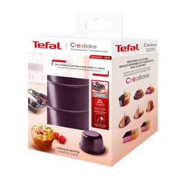 Набор из 3 форм Tefal Creabake Muffin 7,6х4,2 см J3069404