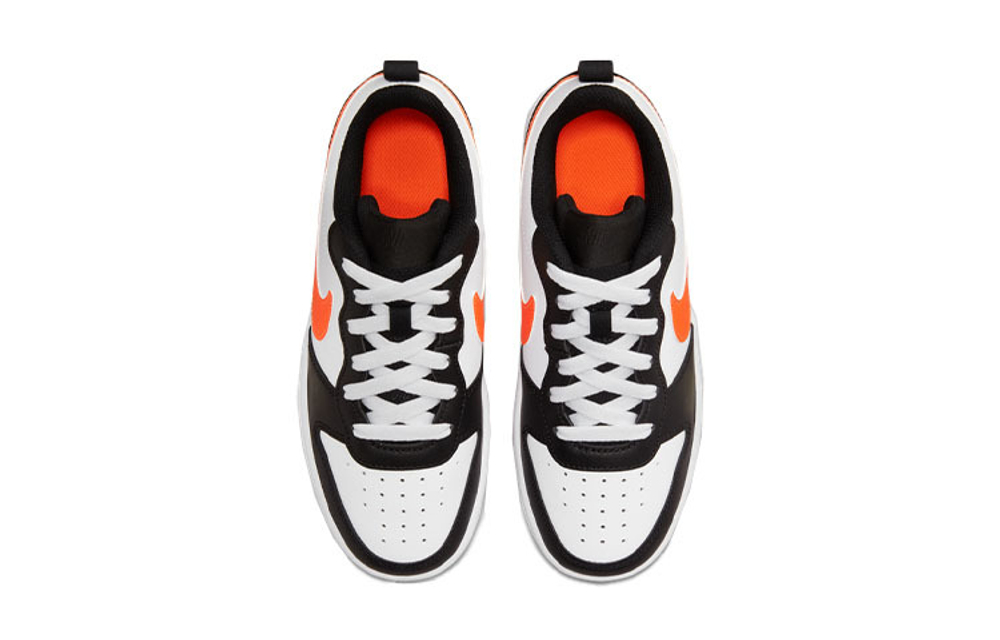 Женские кроссовки Nike Court Borough Low 2 'White Black Orange' BQ5448-115