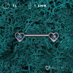 Штанга Love Mini Mystic Topaz Б/Р 1.6мм