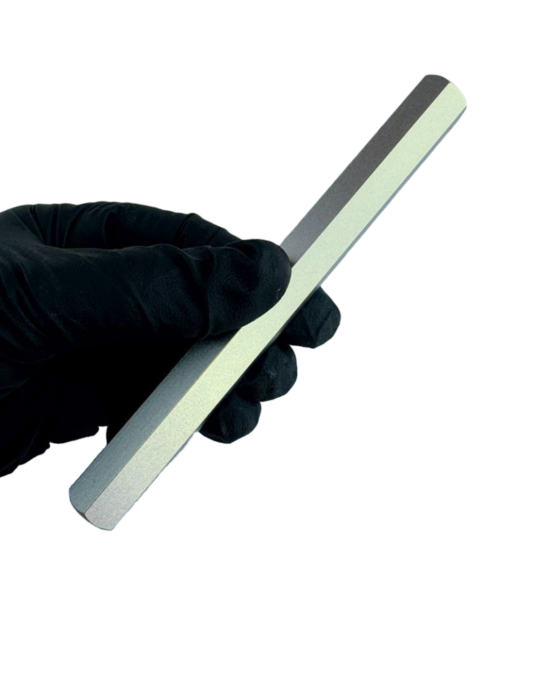 Магнит шестигранник серебро