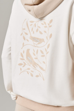 23151 Худи женский (бежевый / молочный)