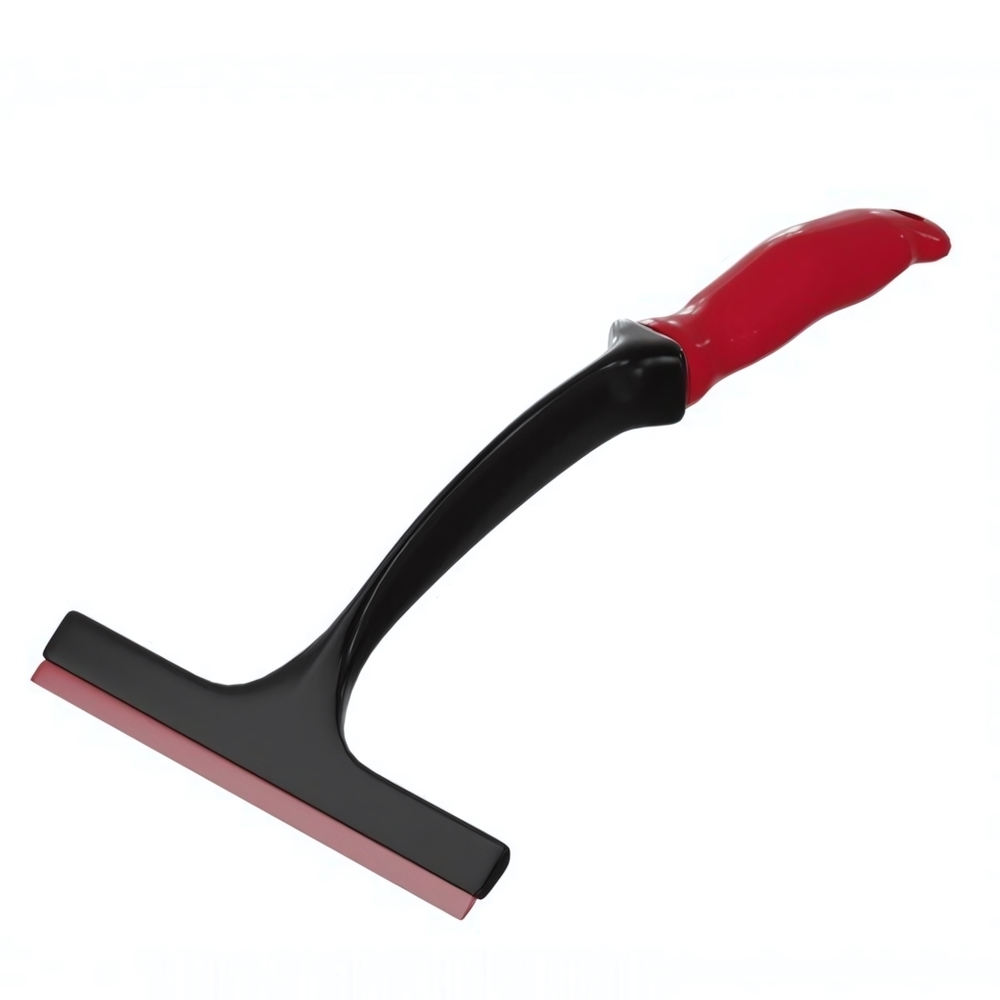 Водосгон OKTAN с лезвием ТЭП и эргономичной рукояткой цвет красный