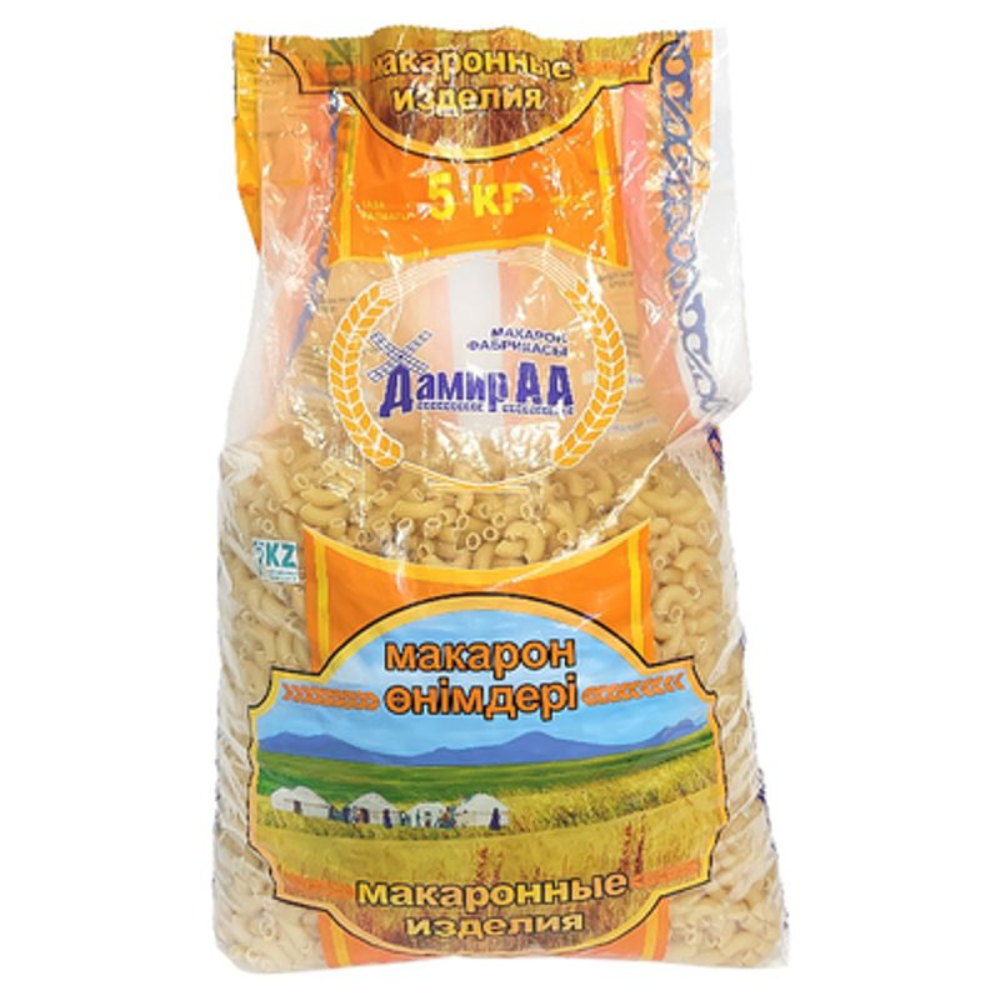 Макароны Дамир АА кривые 5 кг