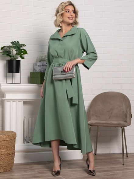 Платье Лорита (серо-зеленое) П15153-16М LT Collection