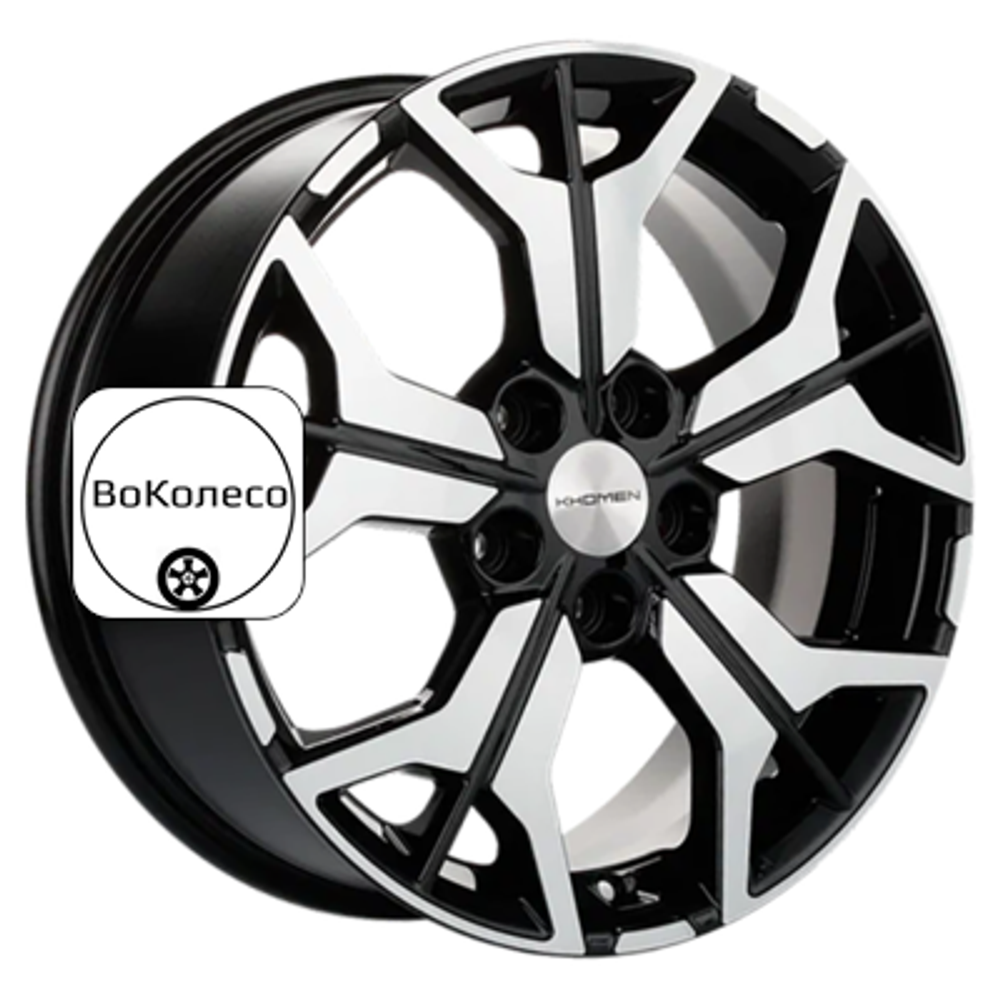 7x17/5x110 ET40 D67,1 KHW1715 (Evolute i-Joy) Black-FP Khomen Wheels