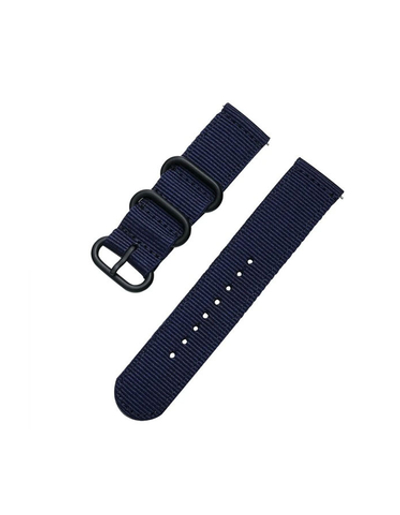 Ремешок 24 мм Nylon Light нейлоновый для Suunto 9 Baro, Suunto 7, D5, Suunto Spartan Sport (Синий)