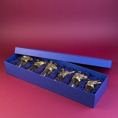 Чарки-перевертыши с изображением рыб