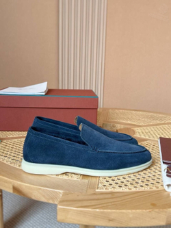 Лоферы Loro Piana Summer Walk с мехом