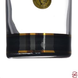 Набор стаканов для виски черн.с зол. Bohemia 250 мл.(6 шт)