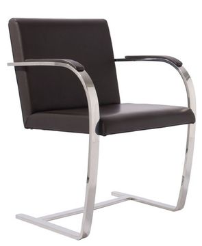 кресло  brno chair ( кожа)