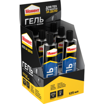 Клей Момент 1273020 Гель 125 мл шоу-бокс