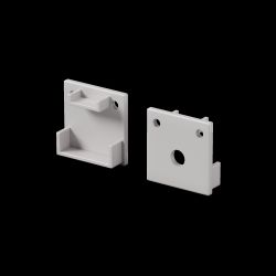Комплект заглушек (для профиля 20×20) 2 шт., Maytoni ALM-2020B-EC 642077