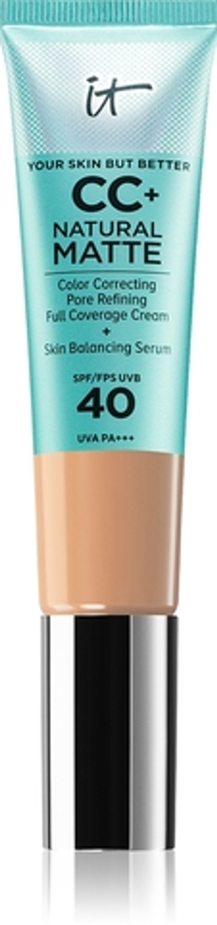IT Cosmetics Your Skin But Better CC+ Natural Matte - Крем CC матирующий SPF 40 Medium, 32 ml