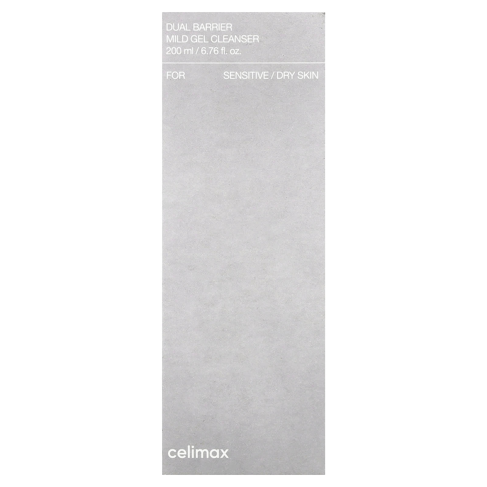 Celimax, мягкий гель для умывания с двойным барьером, для чувствительной/сухой кожи, 200 мл (6,76 жидк. унции)