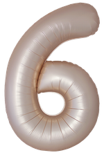 Цифра 6 Slim, Звездное Золото, Матовый в упаковке 40" Fm