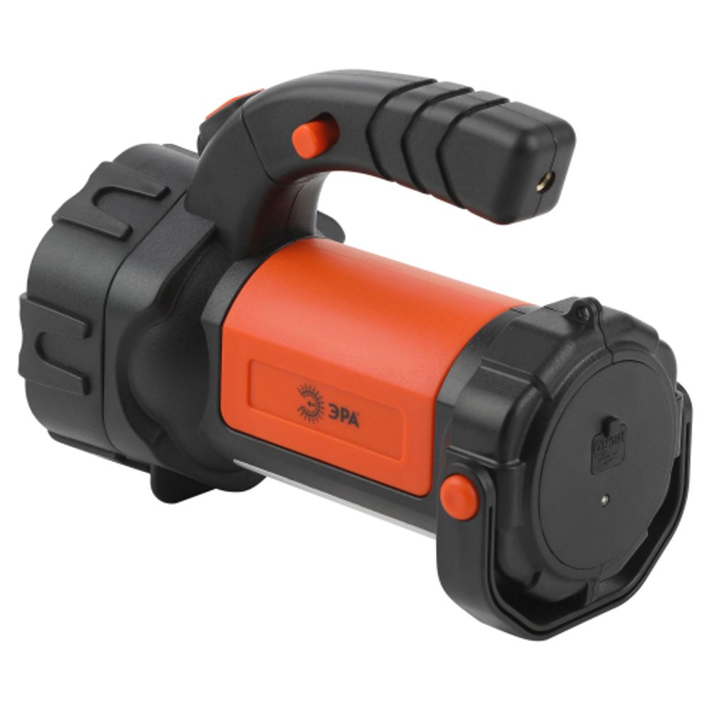 Светодиодный фонарь ЭРА PA-606 прожектор аккумуляторный 5 Вт, литий, поворотная ручка, Альфа | Прожекторные фонари