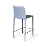 Стул полубарный Rolf, кожа антрацит