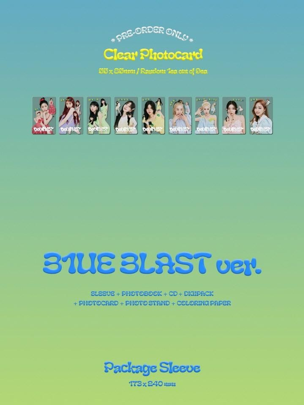 Альбом Kep1er - DOUBLAST 2nd Mini Album 2 Version SET