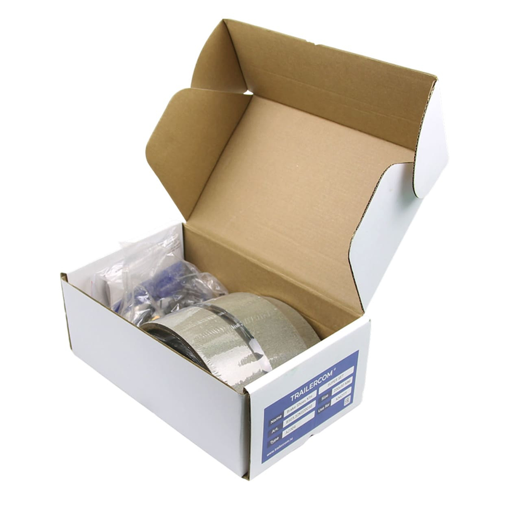 Комплект тормозных колодок 200x50 мм 01063 SUPER SET (тип KNOTT) Trailercom
