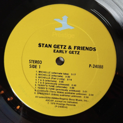 Винтажная виниловая пластинка LP Stan Getz and Friends Early (USA 1979)