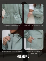 Ветровка удлиненная с капюшоном