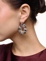 Серьги "Character New" из граната