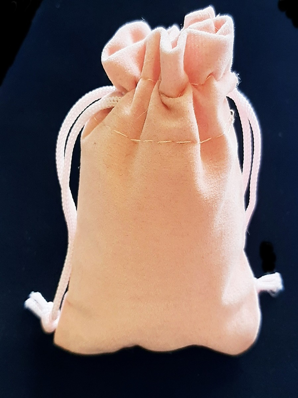 Мешочки велюр 7х9 см. Розовые, 5 штук