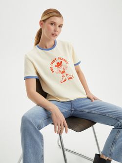 Женская футболка One Lucky Peanut - folly dot.