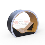 Беседка-лежак Кольцо с подсветкой