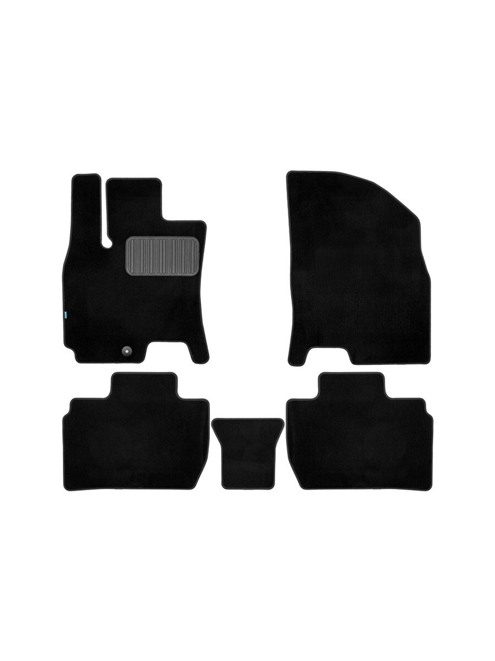 Коврики в салон для BAIC U5 2023-, седан, 5шт. (текстиль) KLEVER0512500122110KH