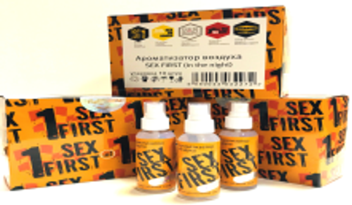 Ароматизатор Contex SEX FIRST аромат лаванды бергамота и розы спрей-атомайзер