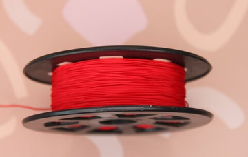 Шнур(нить) для для браслетов 0,5 мм красный