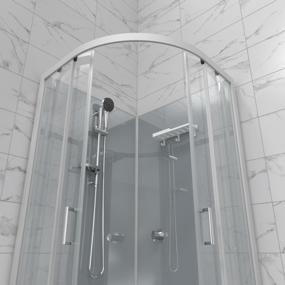 Душевая Кабина Прайм-Сатин 90*90 А без крыши