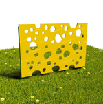 Забор уличный из экопластика Пузырьки, секция 1000х740 мм