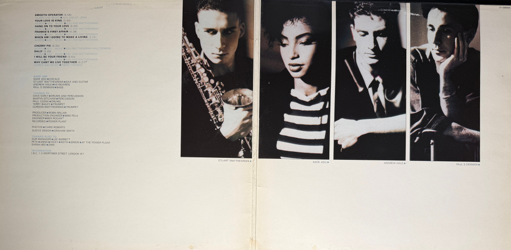 Sade - Diamond Life (Голландия 1984г.)