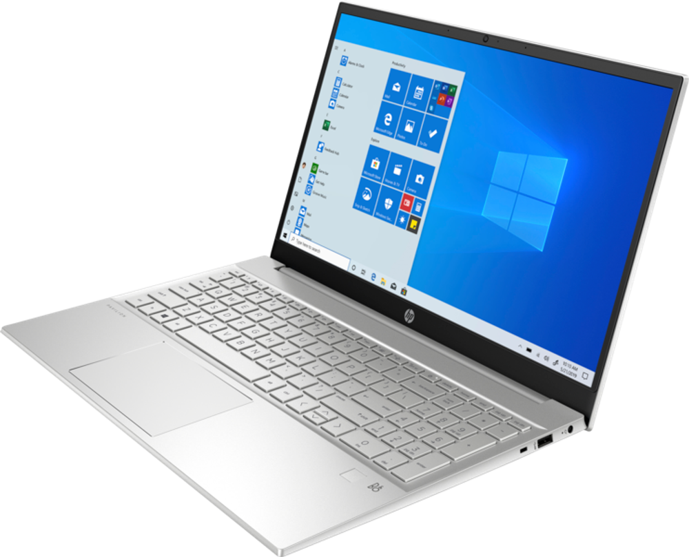 Ноутбук HP Pavilion 15-eh1010ur. Конфигурация: Ryzen 3 5300U/8GB/512GB/AMD Radeon Graphics/FHD/Win11