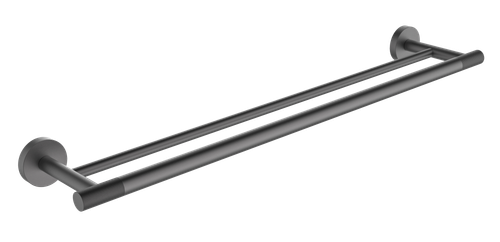 5518-G Полотенцедержатель двойной  (ГРАФИТ) ViEiR  (20/1шт)