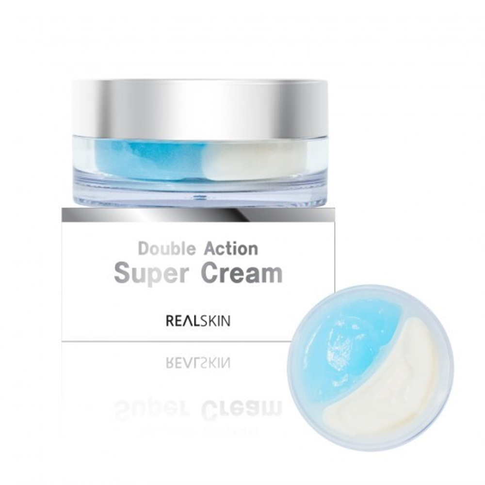 REALSKIN Крем для лица ДВОЙНОЙ Double Action Super Cream, 100 гр