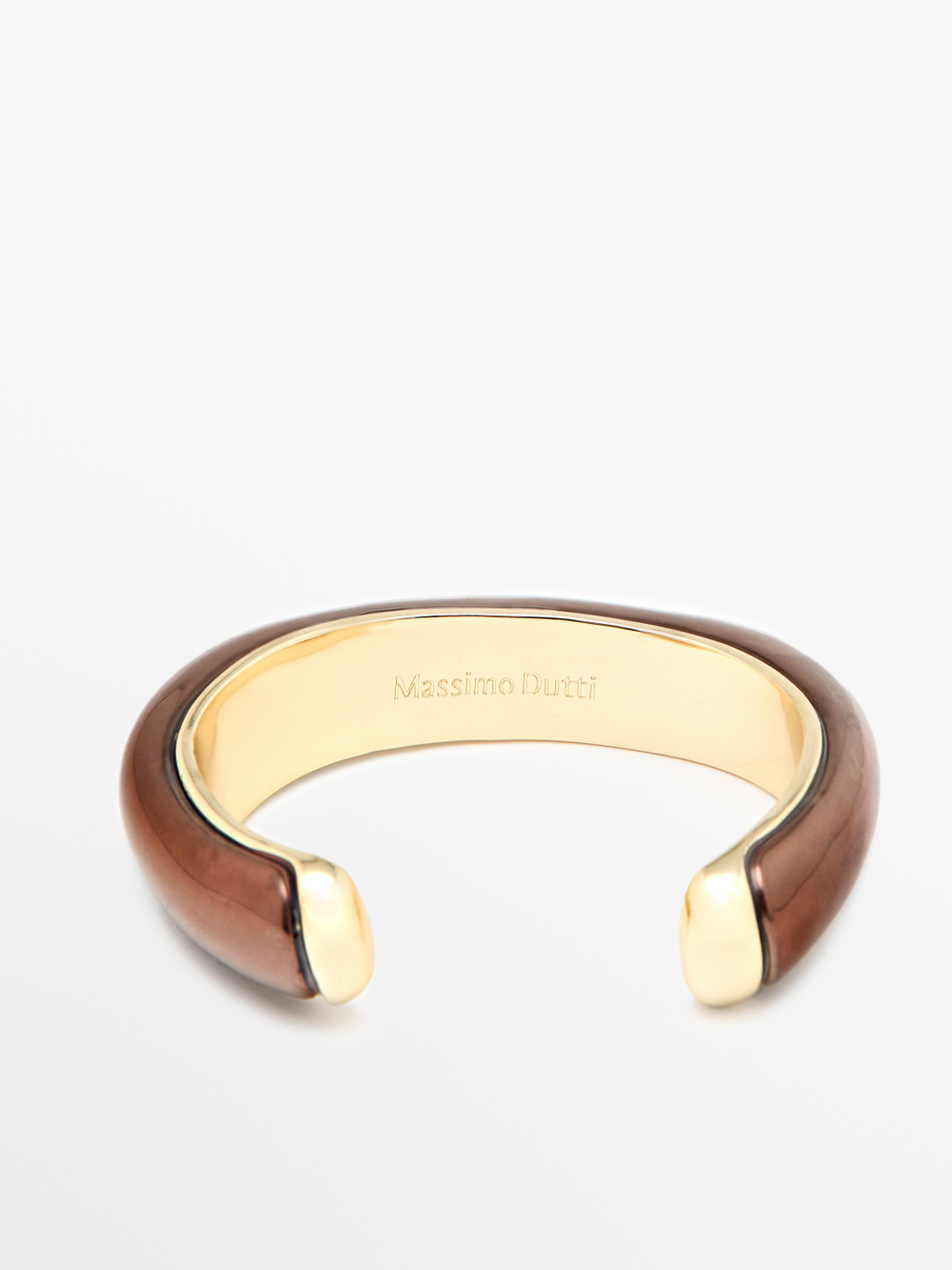 Massimo Dutti Спиралевидный браслет, бронзовый