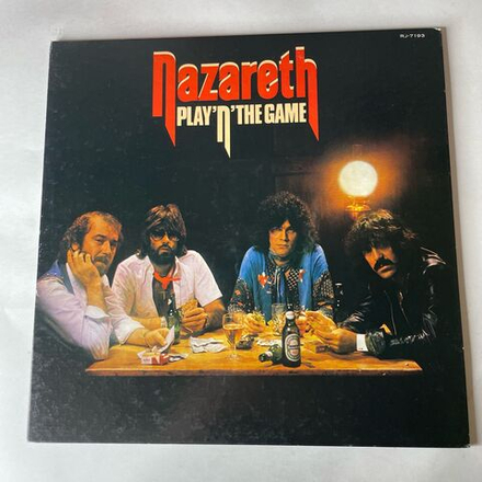 Винтажная виниловая пластинка LP Nazareth Play N The Game (Япония 1976) (Без Оби)