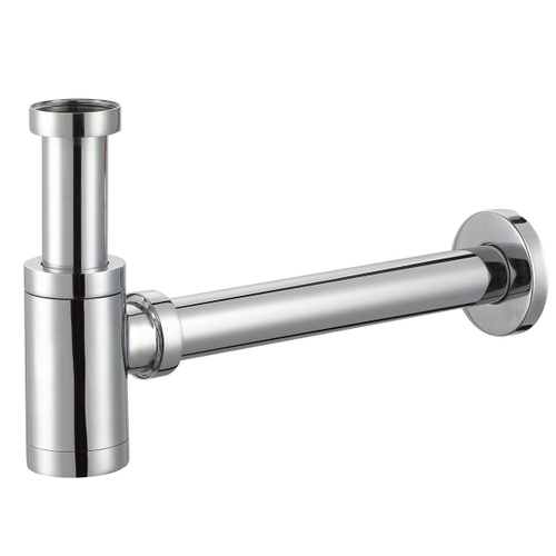 Сифон без выпуска д/умывальника G1 1/4 латунь, цилиндр, хром   08864