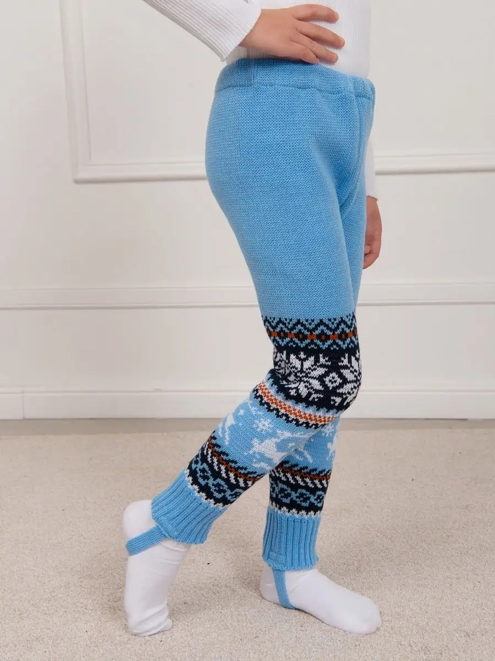 Рейтузы вязаные с орнаментом