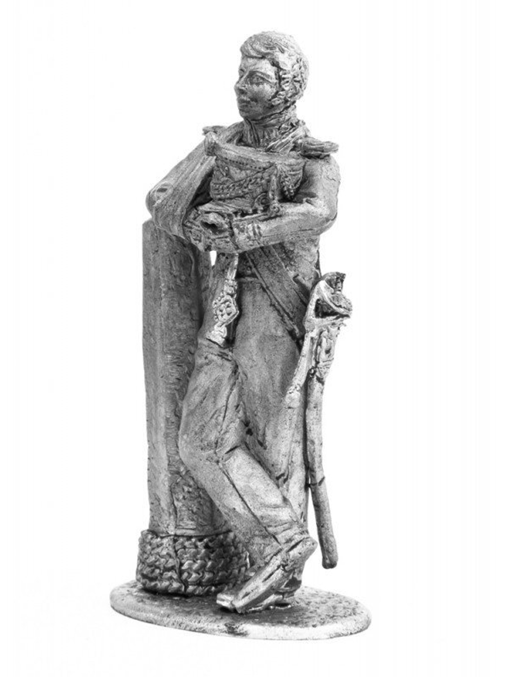Оловянный солдатик обер-офицер Гвардейского экипажа, 1812-15 гг