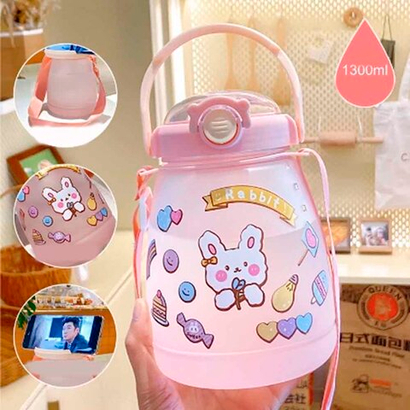 Бутылка 1300мл (розовая)