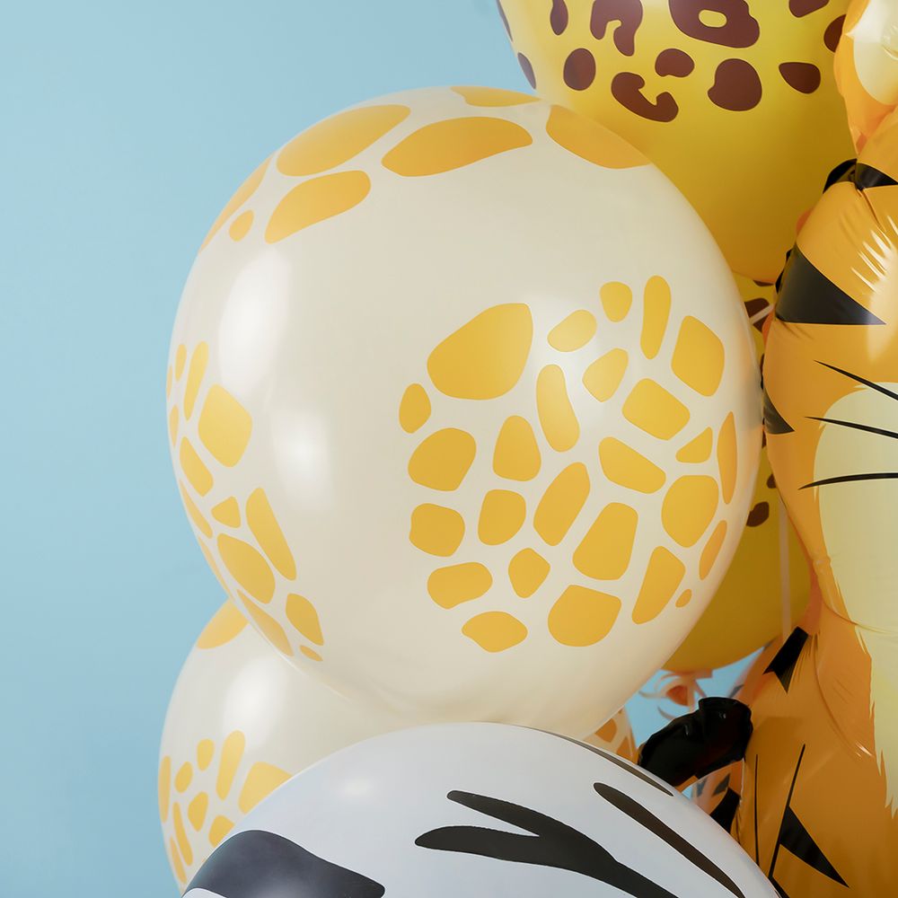 Шар (12''/30 см) Сафари, Ассорти, пастель, 5 ст, 25 шт.