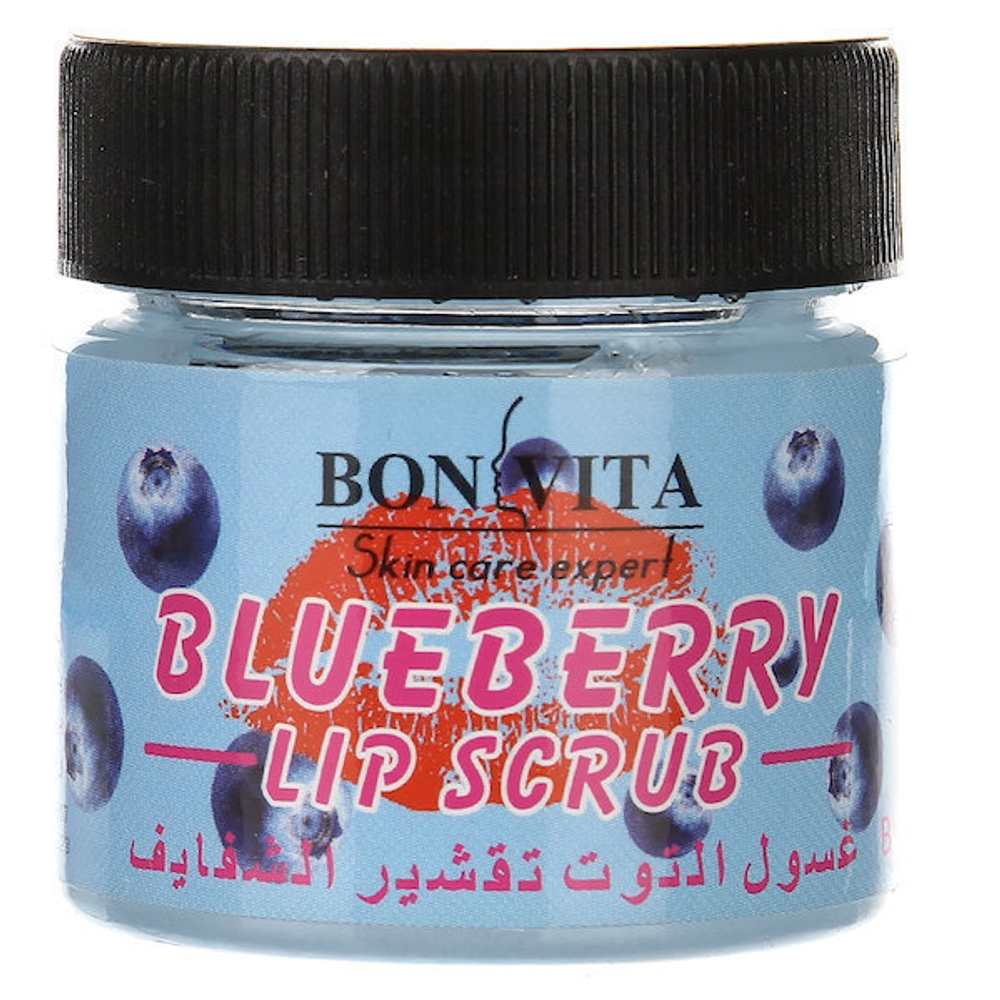 Скраб-бальзам для губ Bon Vita Черника Blueberry Lip Skrub, 40 гр