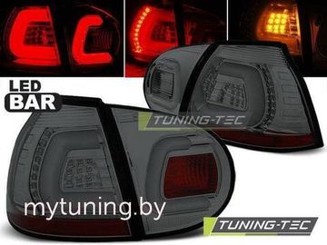 Задние фонари VW Golf 5 smoke led bar