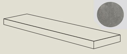 Ступень угловая BLEND CONC.ANG.TOP DX GREY RET правая (PF60006958)