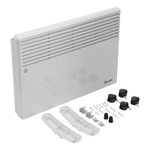 Конвектор электрический CH-1500, 1500 Вт, X-образный нагреватель, термостат, колеса  MTX