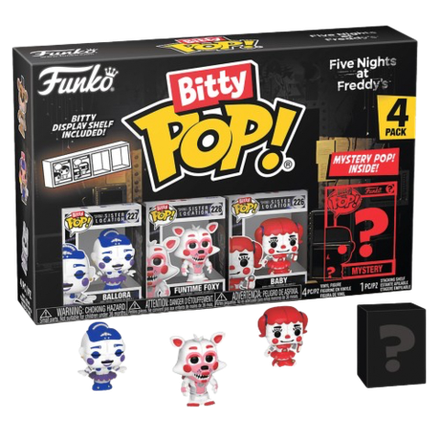 Фигурка Funko Bitty POP! FNAF Ballora+Funtime Foxy+Baby+Mystery